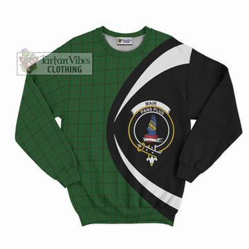Mar Tribe Tartan Sweatshirt with Family Crest Circle Style Unisex - Tartan Vibes Clothing