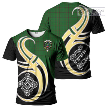 Mar Tribe Tartan T-Shirt with Family Crest and Celtic Symbol Style Kid's Shirt - Tartan Vibes Clothing