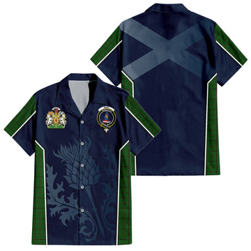 Mar Tribe Tartan Hawaiian Shirt with Family Crest and Scottish Thistle Vibes Sport Style Kid - Tartan Vibes Clothing