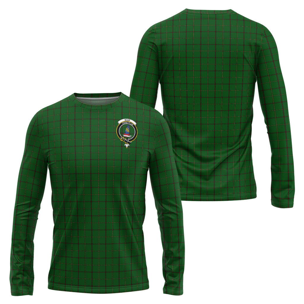 Mar Tribe Tartan Long Sleeve T-Shirt with Family Crest Unisex - Tartan Vibes Clothing