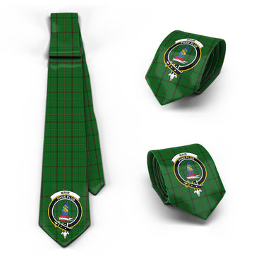 Mar Tribe Tartan Classic Necktie with Family Crest