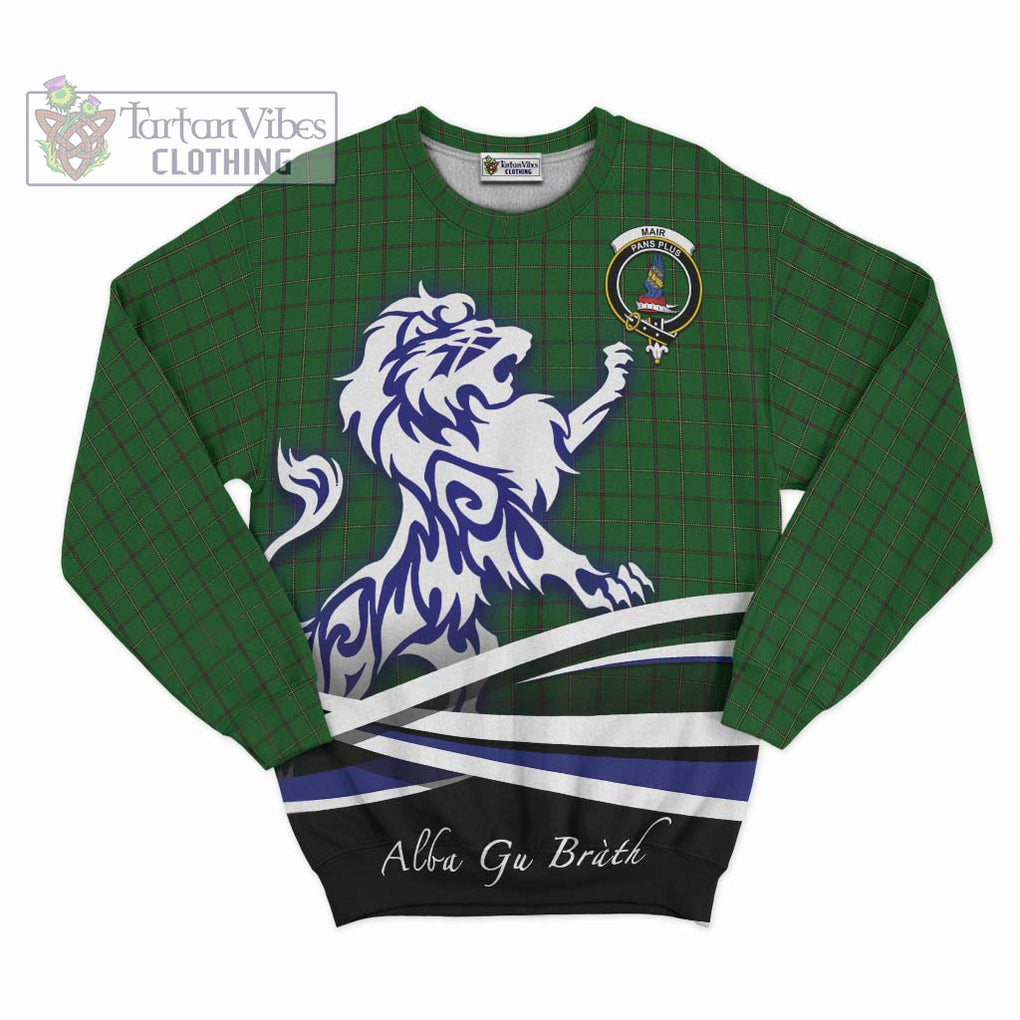 Mar Tribe Tartan Sweatshirt with Alba Gu Brath Regal Lion Emblem - Tartan Vibes Clothing