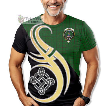 Mar Tribe Tartan T-Shirt with Family Crest and Celtic Symbol Style - Tartan Vibes Clothing