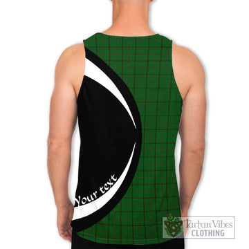 Mar Tribe Tartan Men's Tank Top with Family Crest Circle Style - Tartan Vibes Clothing