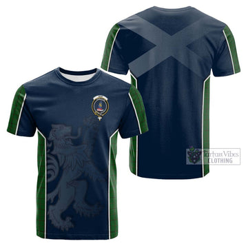 Mar Tribe Tartan Cotton T-shirt with Family Crest and Lion Rampant Vibes Sport Style Kid's Shirt - Tartan Vibes Clothing