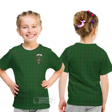 Mar Tribe Tartan Kid T-Shirt with Family Crest - Tartan Vibes Clothing