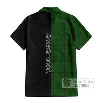 Mar Tribe Tartan Hawaiian Shirt with Family Crest and Half Of Me Style - Tartan Vibes Clothing