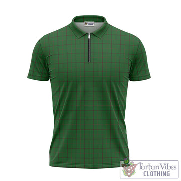 Mar Tribe Tartan Zipper Polo Shirt - Tartan Vibes Clothing