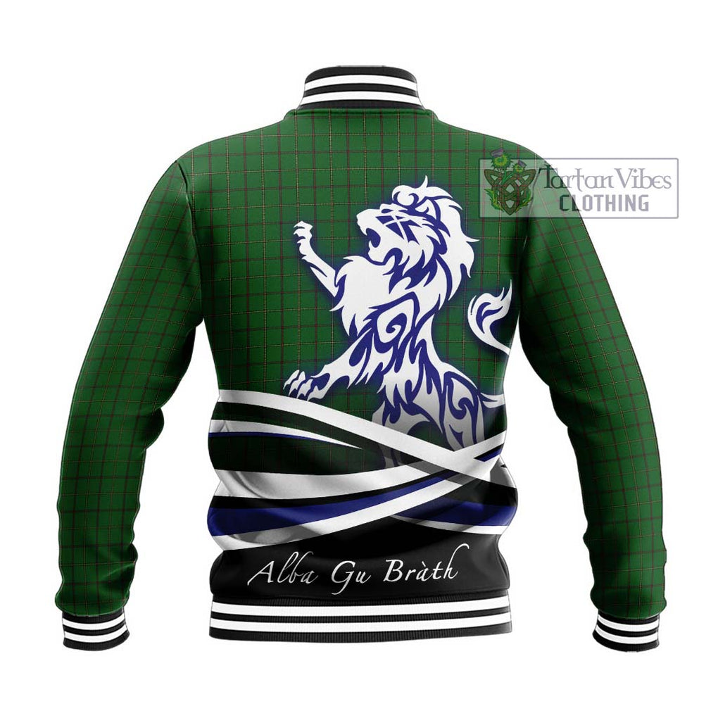 Mar Tribe Tartan Baseball Jacket with Alba Gu Brath Regal Lion Emblem - Tartan Vibes Clothing