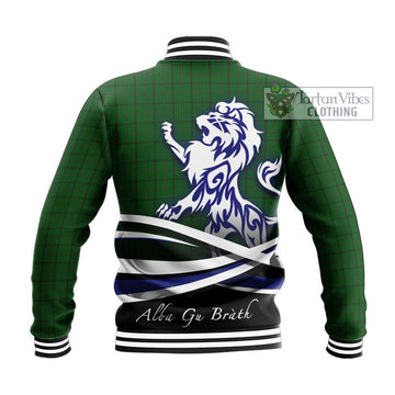 Mar Tribe Tartan Baseball Jacket with Alba Gu Brath Regal Lion Emblem - Tartan Vibes Clothing