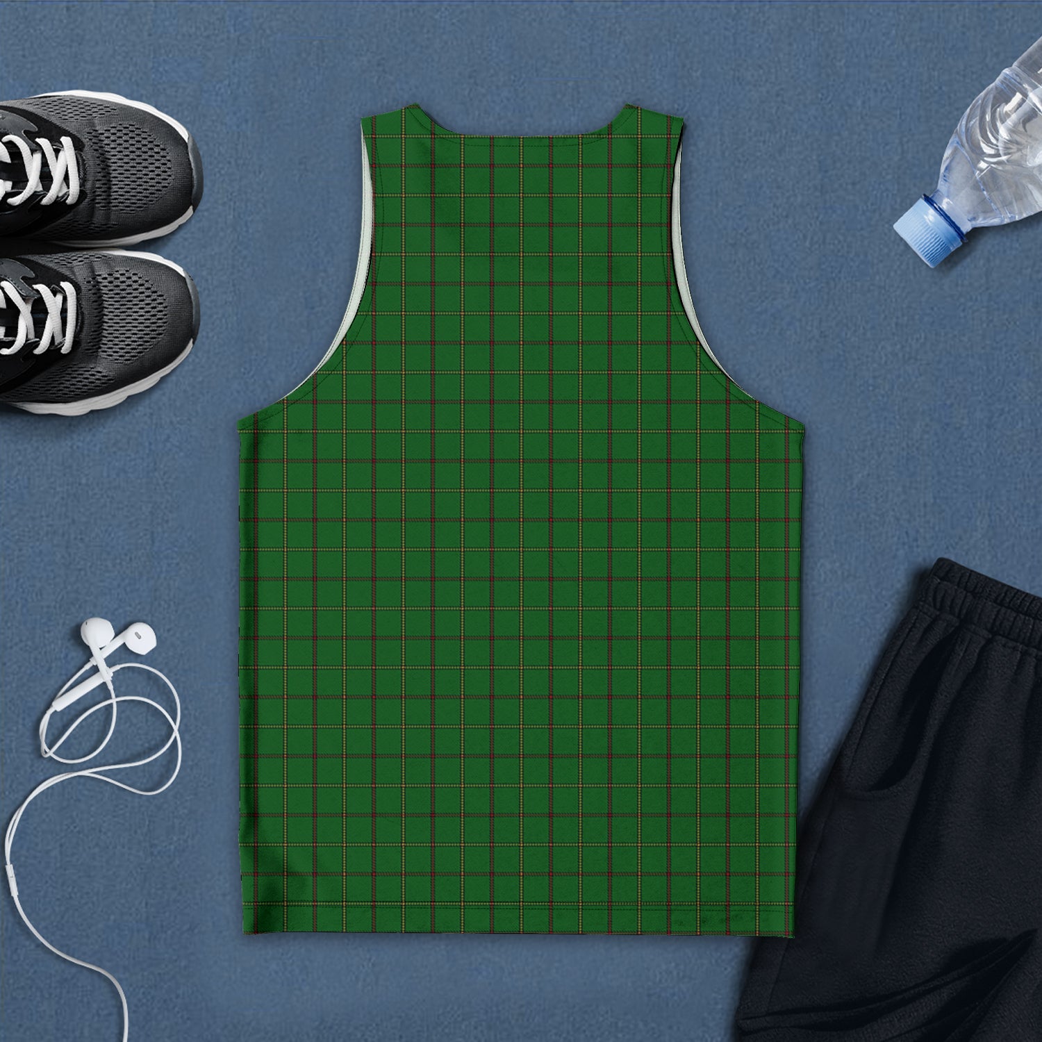 Mar Tribe Tartan Mens Tank Top with Family Crest - Tartan Vibes Clothing