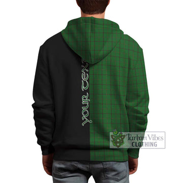 Mar Tribe Tartan Hoodie with Family Crest and Half Of Me Style - Tartan Vibes Clothing