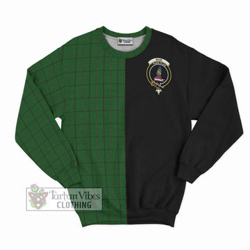 Mar Tribe Tartan Sweatshirt with Family Crest and Half Of Me Style - Tartan Vibes Clothing