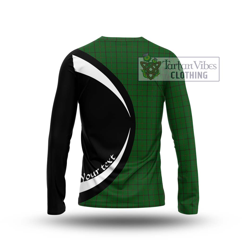 Mar Tribe Tartan Long Sleeve T-Shirt with Family Crest Circle Style - Tartan Vibes Clothing