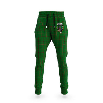 Mar Tribe Tartan Joggers Pants with Family Crest