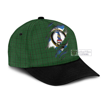 Mar Tribe Tartan Classic Cap with Family Crest In Me Style