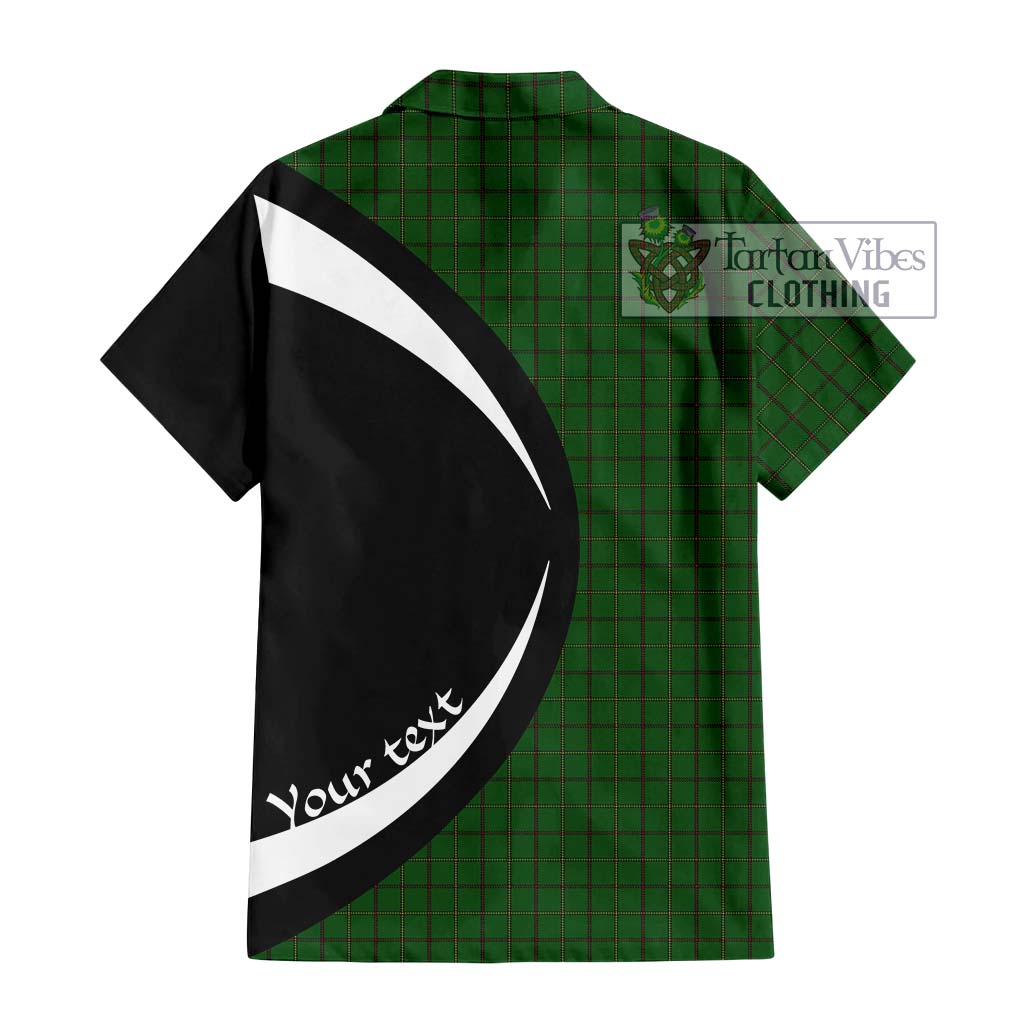 Mar Tribe Tartan Hawaiian Shirt with Family Crest Circle Style - Tartan Vibes Clothing