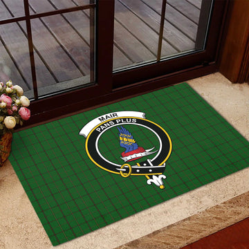 Mar Tribe Tartan Rubber Doormat with Family Crest - Tartan Vibes Clothing