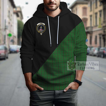 Mar Tribe Tartan Hoodie with Family Crest and Military Logo Style - Tartan Vibes Clothing