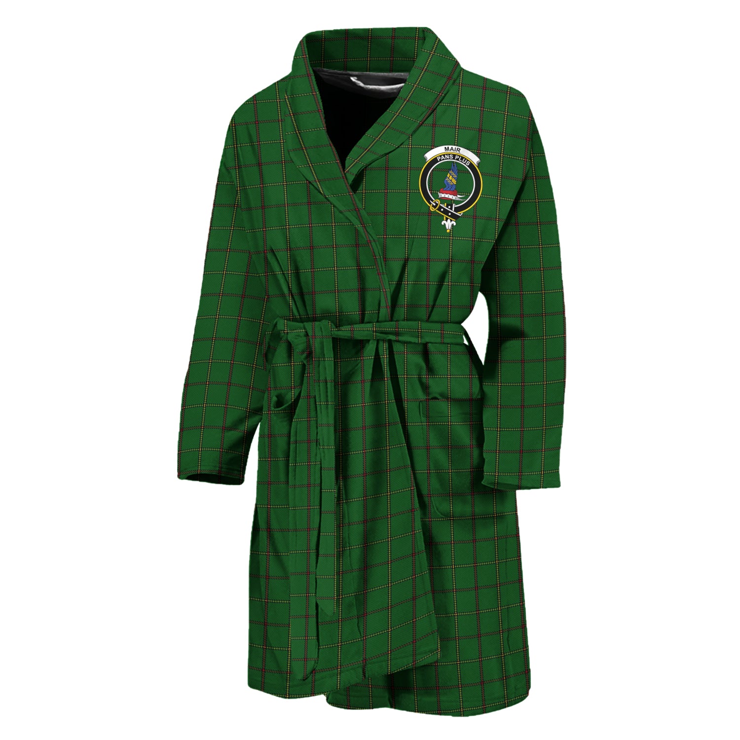 Mar Tribe Tartan Bathrobe with Family Crest Unisex M - Tartan Vibes Clothing