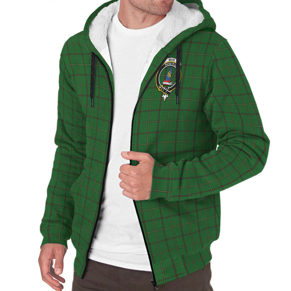 Mar Tribe Tartan Sherpa Hoodie with Family Crest - Tartan Vibes Clothing