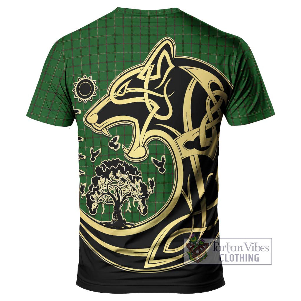 Mar Tribe Tartan T-Shirt with Family Crest Celtic Wolf Style - Tartan Vibes Clothing