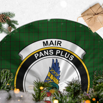 Mar Tribe Tartan Christmas Tree Skirt with Family Crest