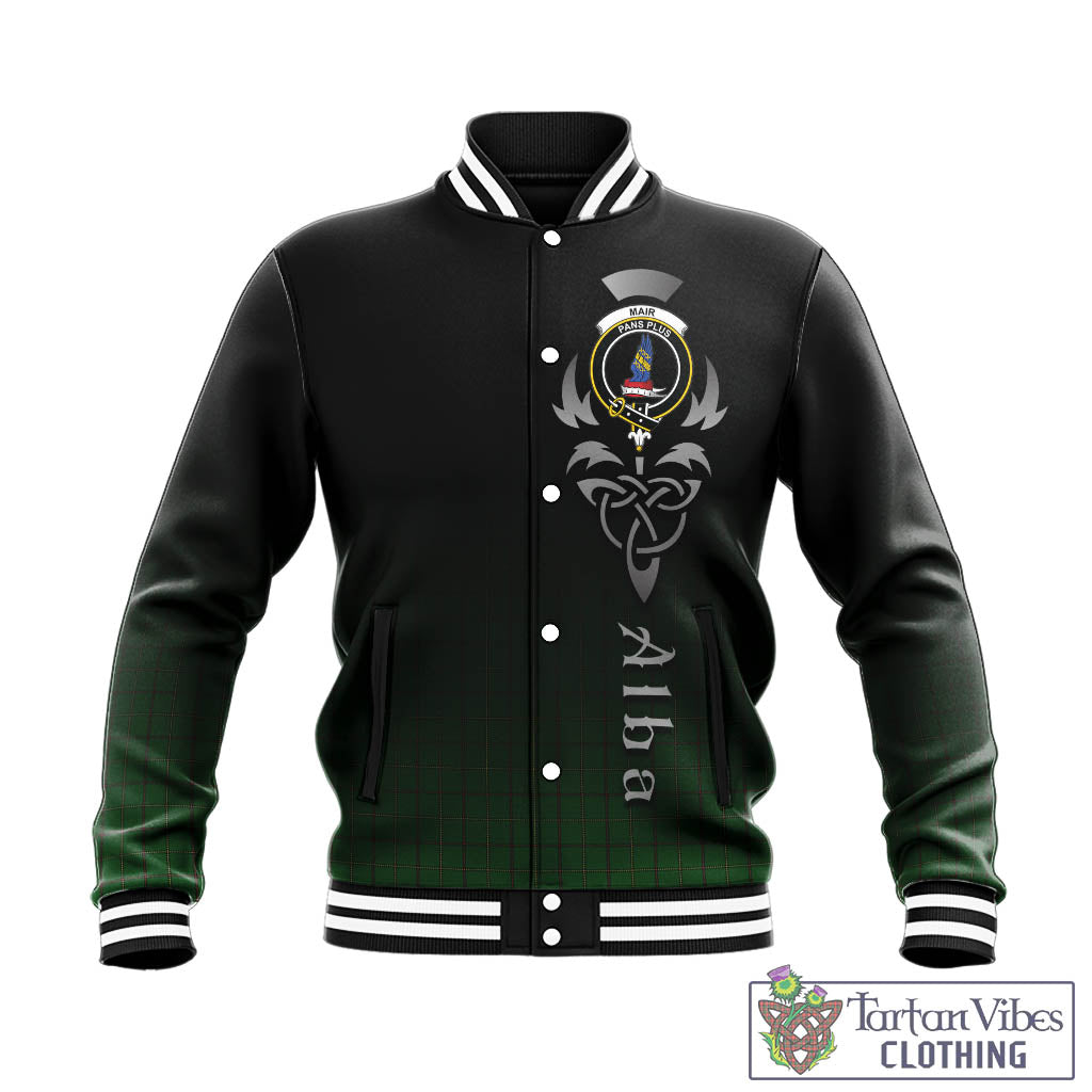 Mar Tribe Tartan Baseball Jacket Featuring Alba Gu Brath Family Crest Celtic Inspired - Tartan Vibes Clothing