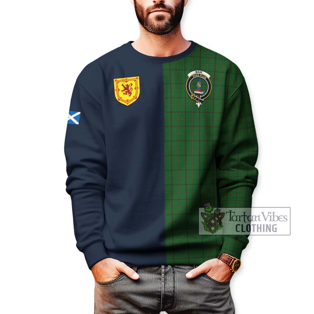 Mar Tribe Tartan Sweatshirt Alba with Scottish Lion Royal Arm Half Style - Tartan Vibes Clothing