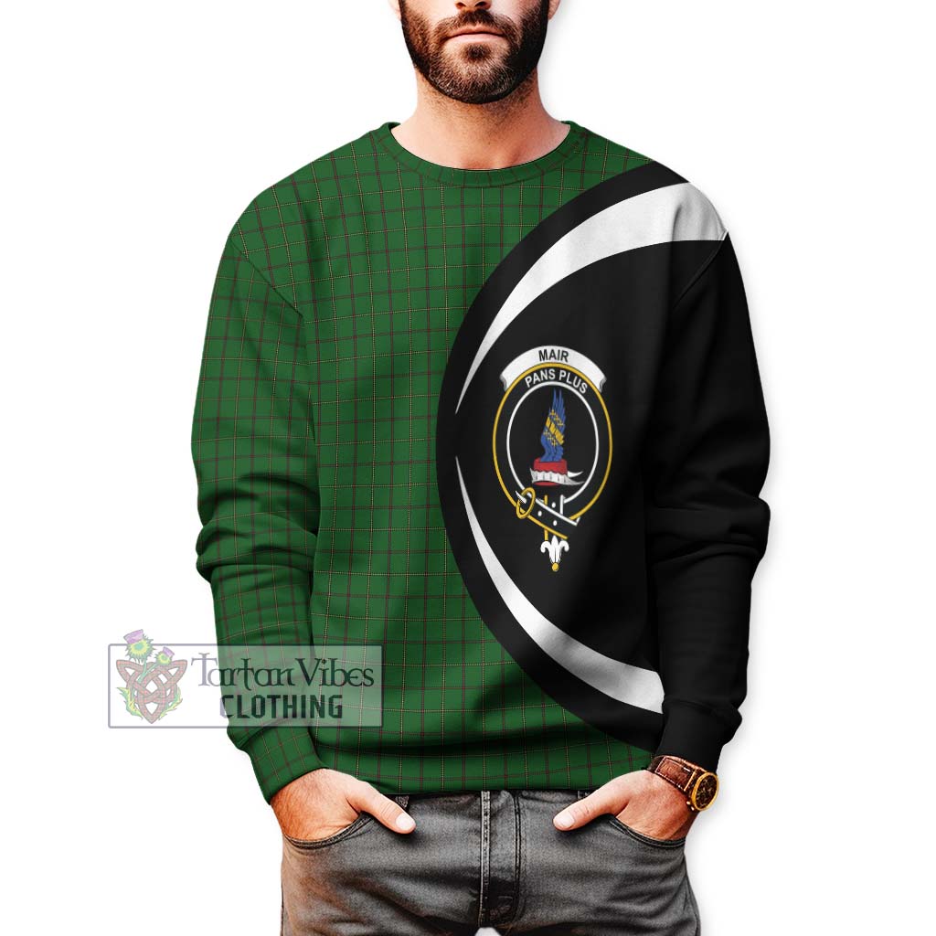 Mar Tribe Tartan Sweatshirt with Family Crest Circle Style - Tartan Vibes Clothing