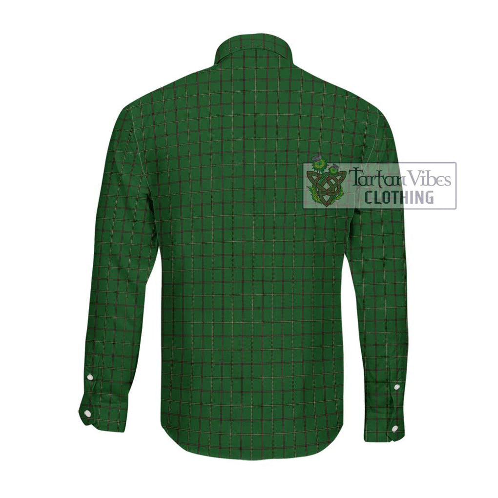 Mar Tribe Tartan Long Sleeve Button Shirt with Family Crest DNA In Me Style - Tartanvibesclothing Shop