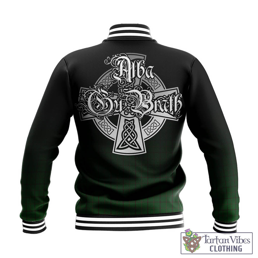 Mar Tribe Tartan Baseball Jacket Featuring Alba Gu Brath Family Crest Celtic Inspired - Tartan Vibes Clothing