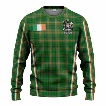 Marbury Maybery Irish Clan Coat of Arm Tartan Knitted Sweater Flag Style