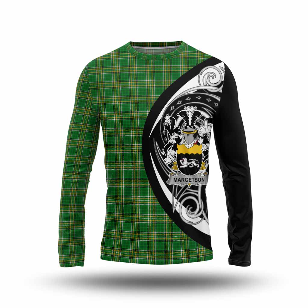 Tartan Vibes Clothing Margetson Irish Clan Long Sleeve T-Shirt Celtic Circle Style
