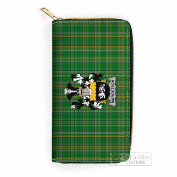 Margetson Irish Clan Tartan Women's Leather Wallet with Coat of Arms