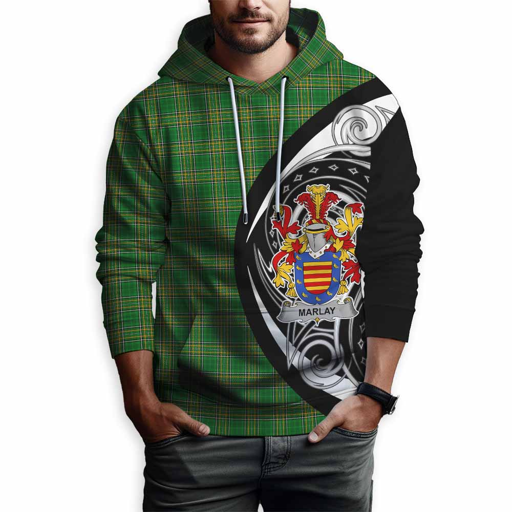 Marlay Irish Clan Hoodie Celtic Circle Style Pullover Hoodie - Tartan Vibes Clothing