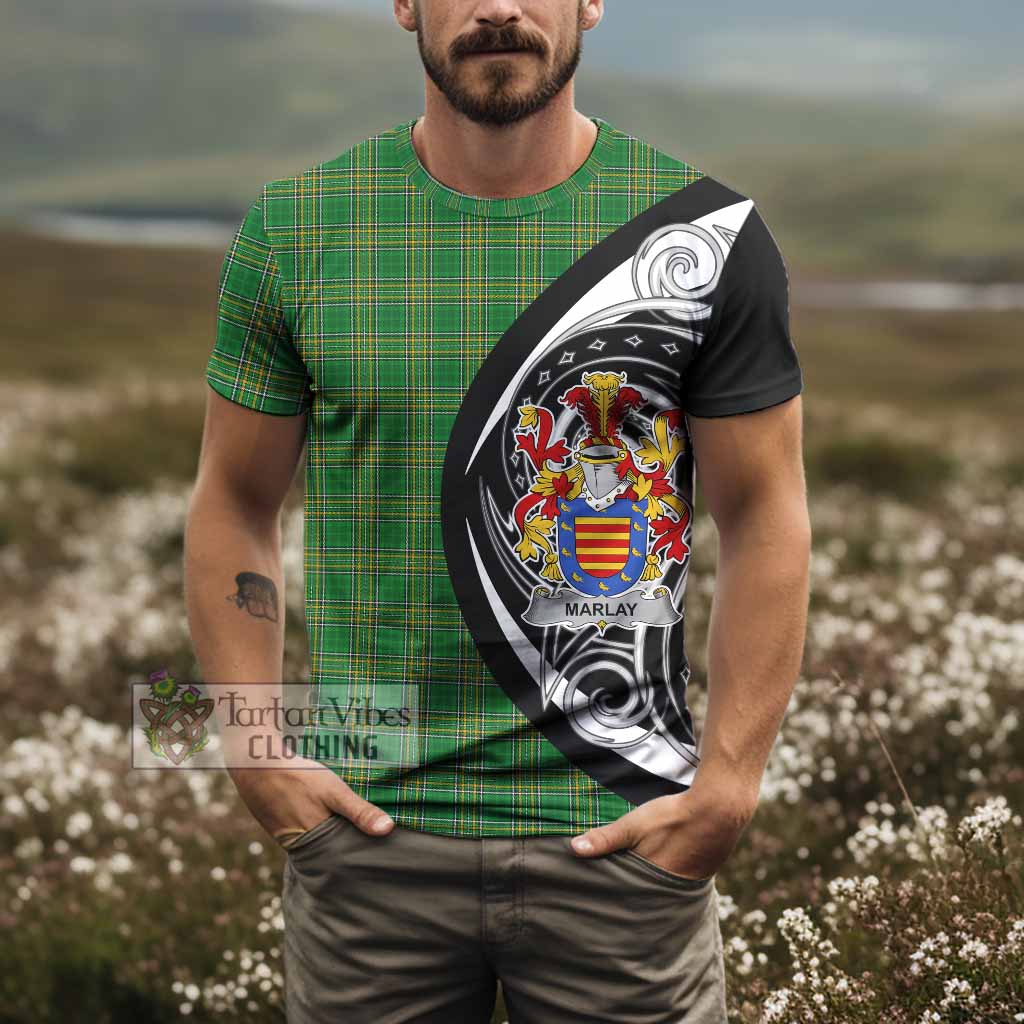 Marlay Irish Clan T-Shirt Celtic Circle Style - Tartan Vibes Clothing