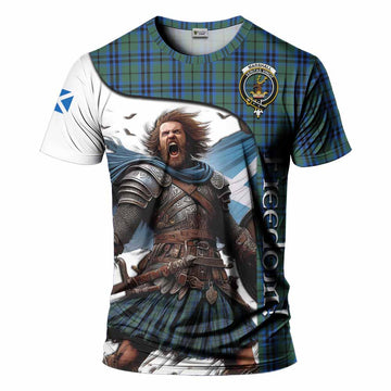 Marshall Crest Tartan T-Shirt Inspired by the Freedom of Scottish Warrior