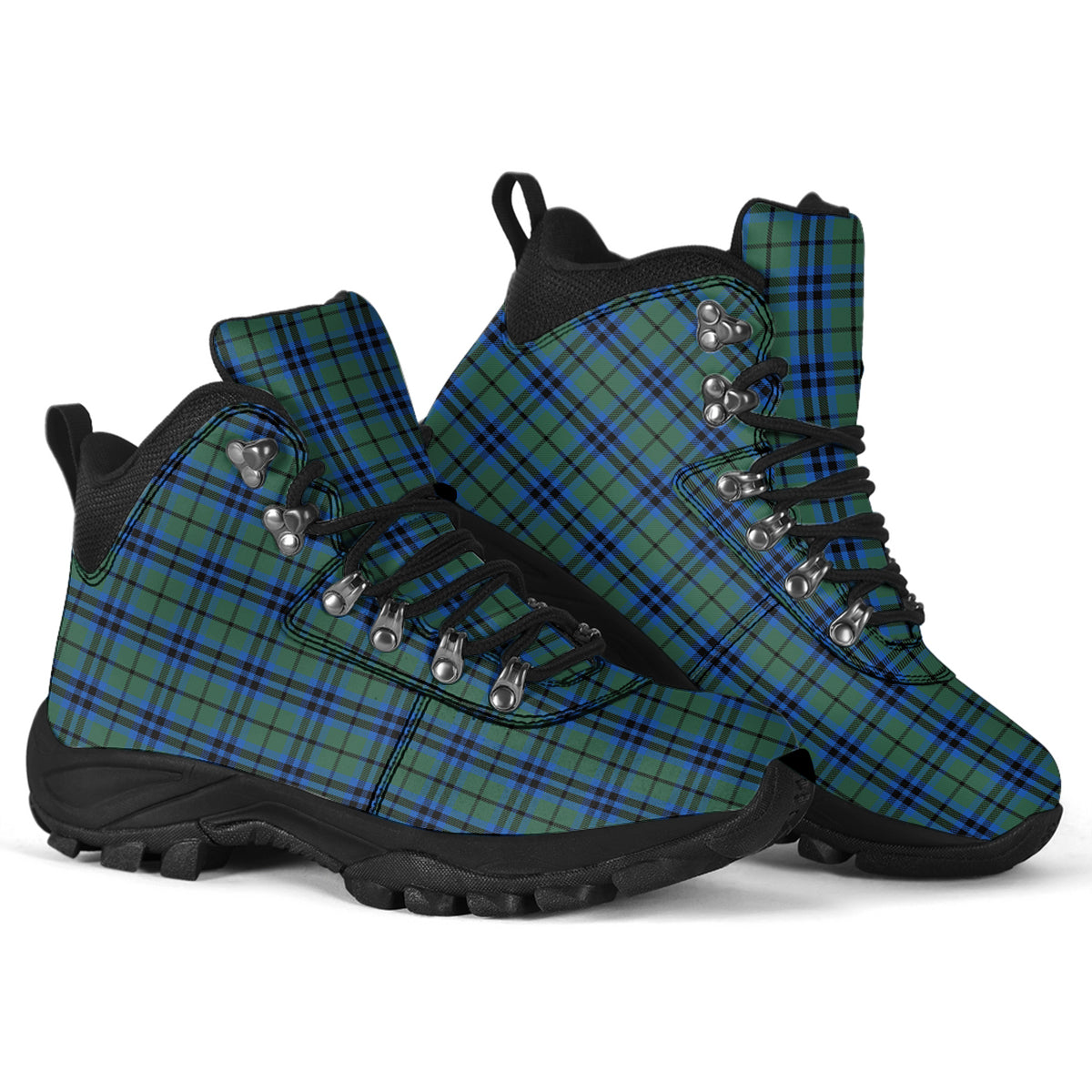 Marshall Tartan Alpine Boots - Tartanvibesclothing
