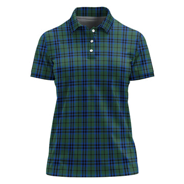 Marshall Tartan Polo Shirt For Women - Tartan Vibes Clothing