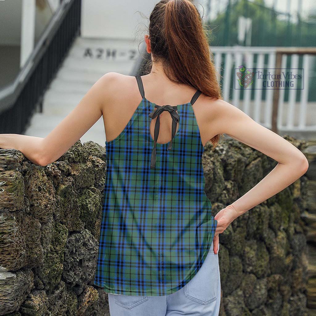 Tartan Vibes Clothing Marshall Tartan Loose Halter Neck Camisole