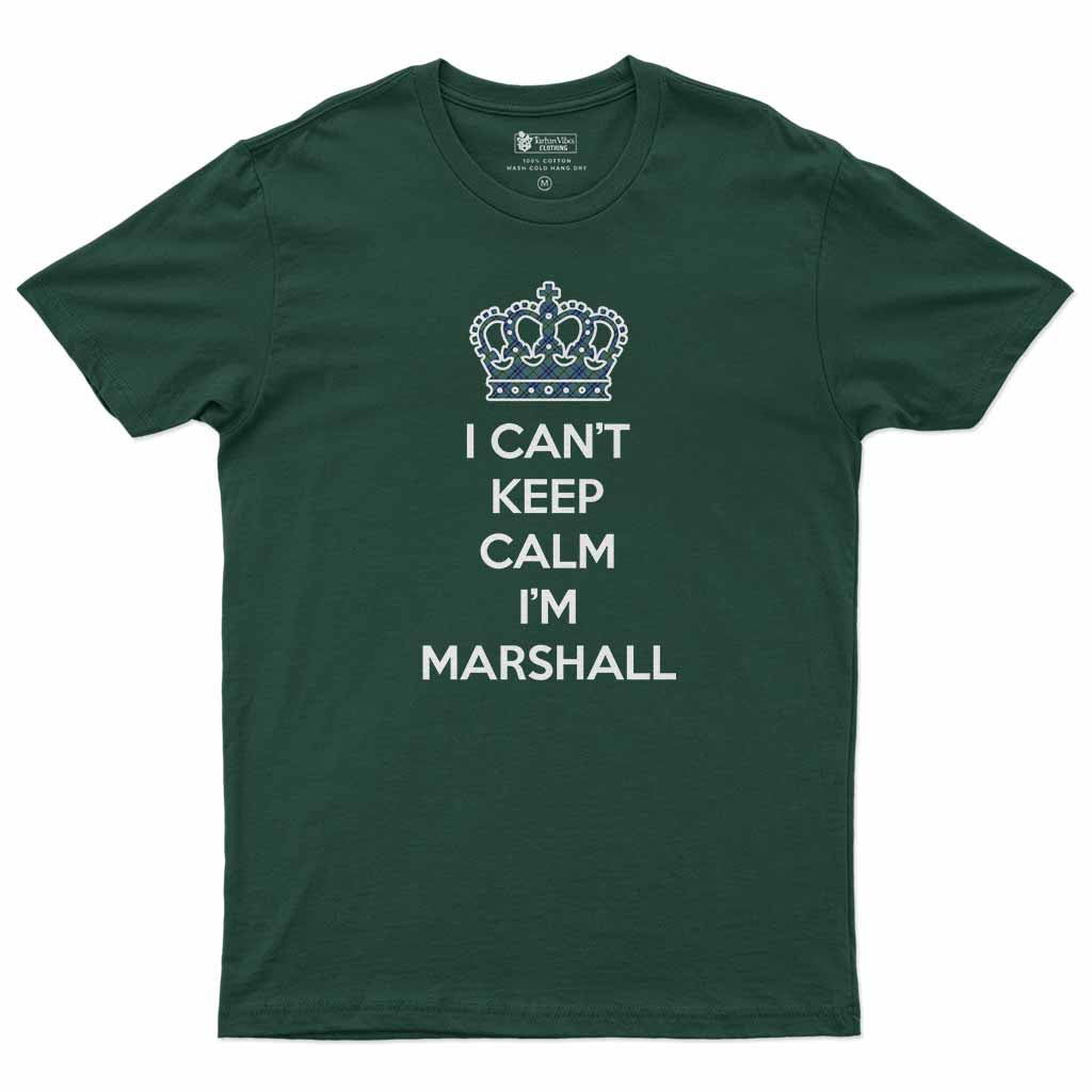 Marshall Can't Keep Calm Men's T-Shirt Forest Green - Tartan Vibes Clothing