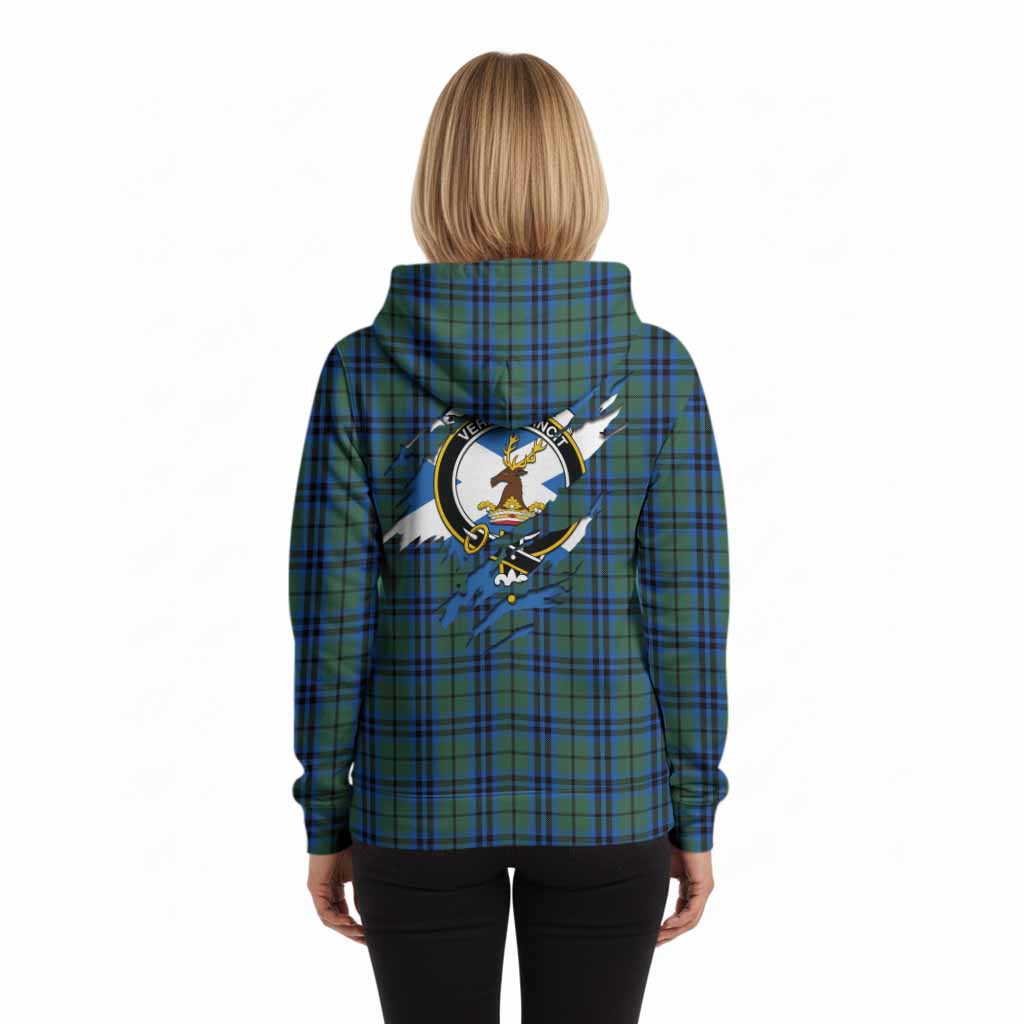 Marshall Clan Crest In Me Tartan Hoodie Scotland Flag Style