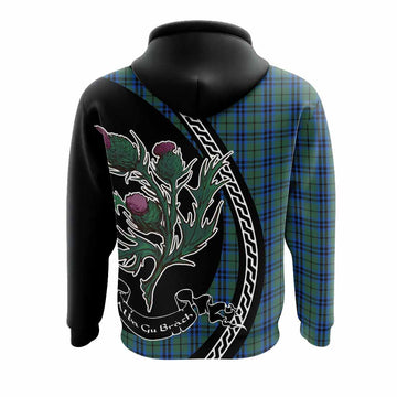 Marshall Family Crest Tartan Hoodie Alba Thistle Inspired