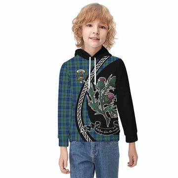 Marshall Family Crest Tartan Kid Hoodie Alba Thistle Inspired - Tartan Vibes Clothing