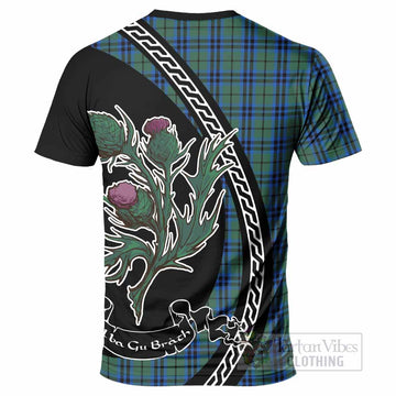 Marshall Family Crest Tartan T-Shirt Alba Thistle Inspired - Tartan Vibes Clothing