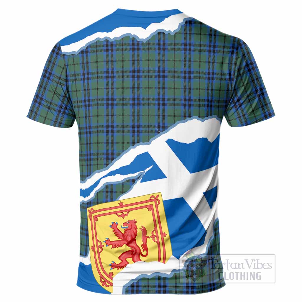 Marshall Scotland Football Tartan T-Shirt We'll Be Coming