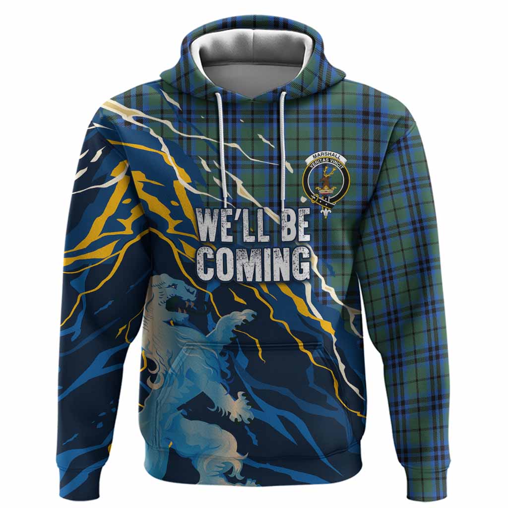 Marshall Scotland Tartan Hoodie WC2026 Football - We'll Be Coming