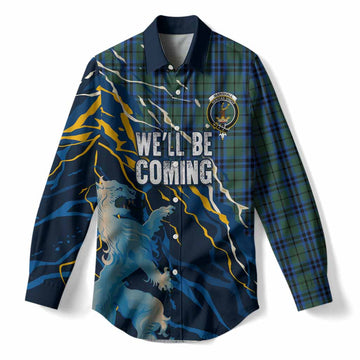 Marshall Scotland Tartan Women Casual Shirt WC2026 Football - We'll Be Coming