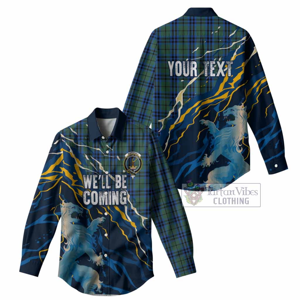 Marshall Scotland Tartan Women Casual Shirt WC2026 Football - We'll Be Coming